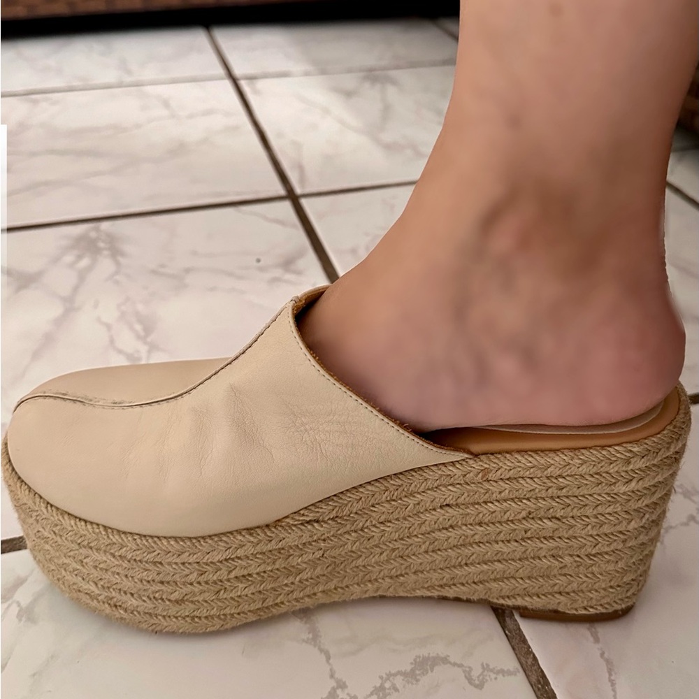 PALOMA BARCELO Platform Wedge Mules - Picture 4 of 5